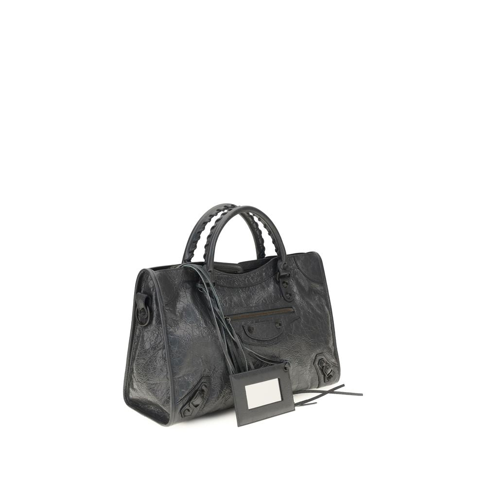 Balenciaga Gray Lambskin Shoulder Bag