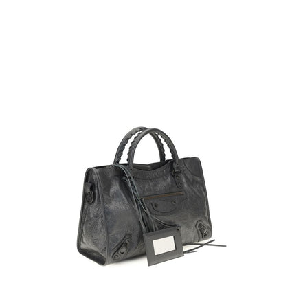Balenciaga Gray Lambskin Shoulder Bag