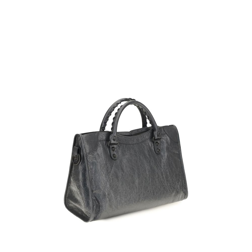 Balenciaga Gray Lambskin Shoulder Bag