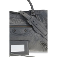 Balenciaga Gray Lambskin Shoulder Bag