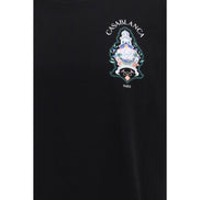 Casablanca Black Cotton T-Shirt