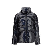 PINKO Black Polyamide Full-Length Jacket