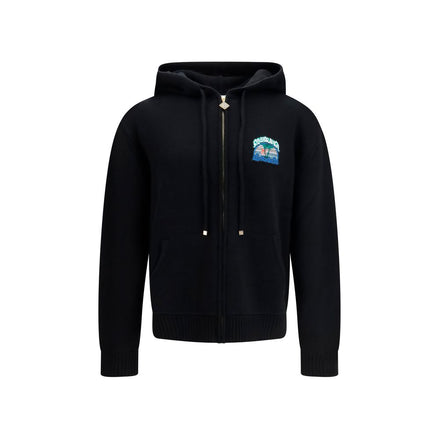 Casablanca Black Wool Sweatshirt