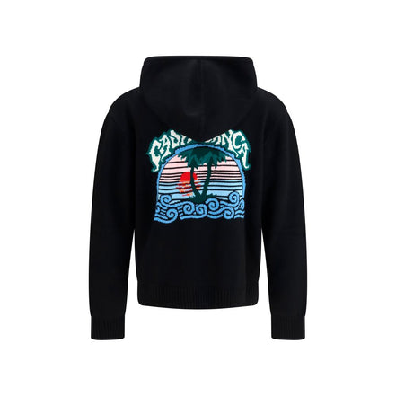 Casablanca Black Wool Sweatshirt