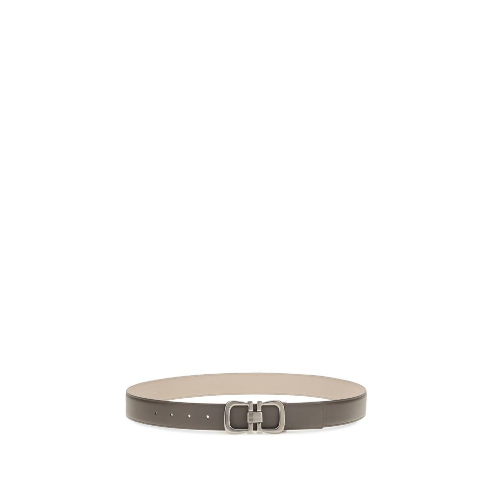 Ferragamo Brown Leather Regular Belt