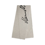MM6 Gray Wool Scarf