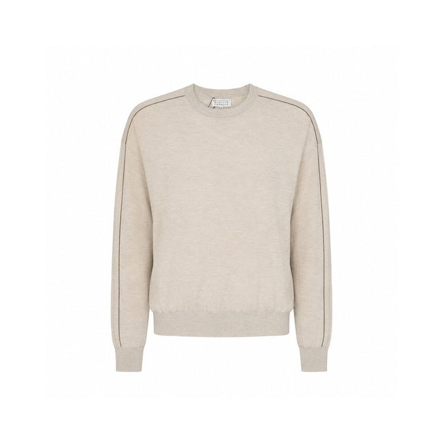 Brunello Cucinelli Beige Cashmere Sweatshirt