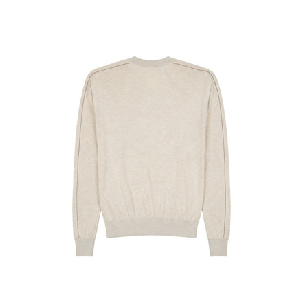 Brunello Cucinelli Beige Cashmere Sweatshirt
