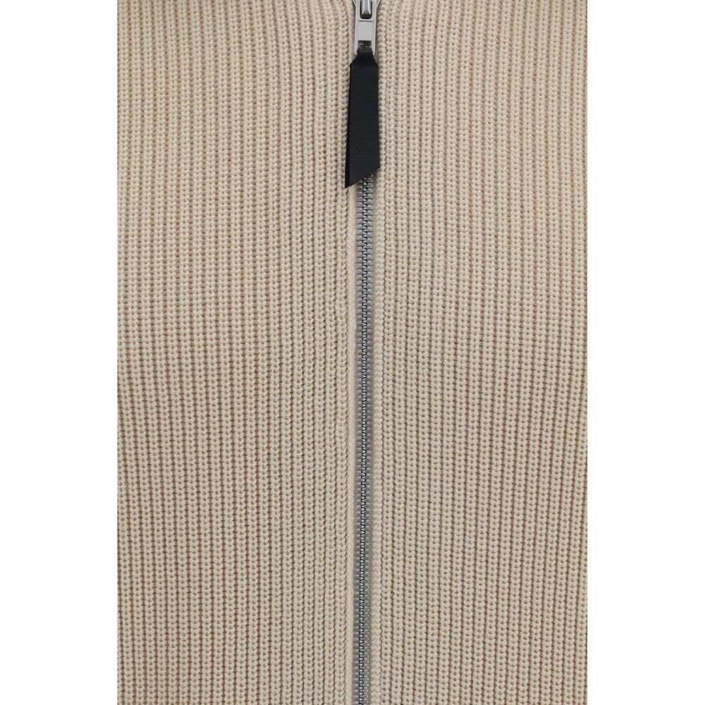 Maison Margiela Beige Wool Sweatshirt