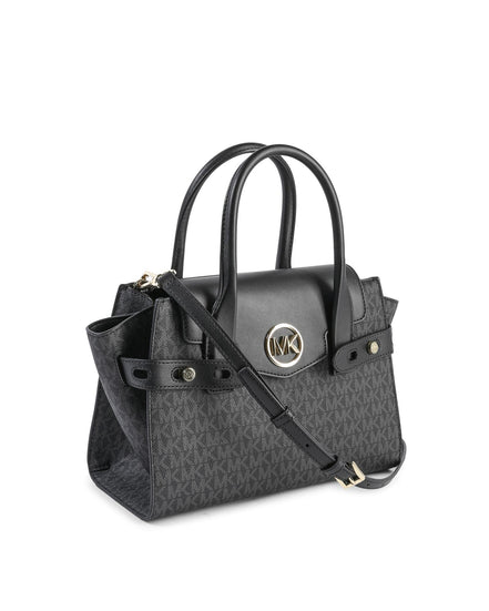 Michael Kors Black Pvc Satchel Bag