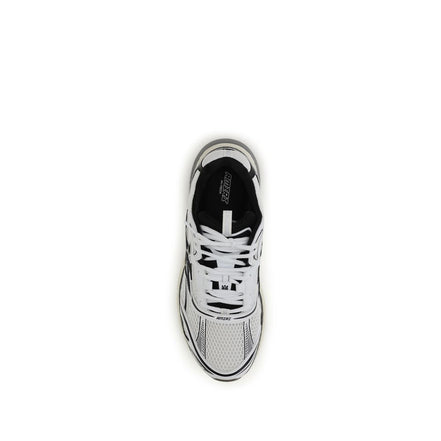 Amiri White Leather Athletic Sneakers