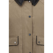 Brunello Cucinelli Beige Cotton Full-Length Jacket