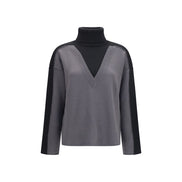 MM6 Black Wool Sweatshirt