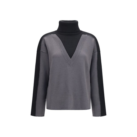 MM6 Black Wool Sweatshirt