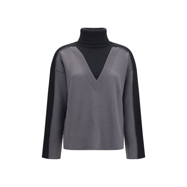 MM6 Black Wool Sweatshirt