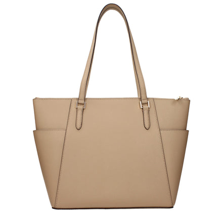 Michael Kors Beige Leather Shoulder Bag