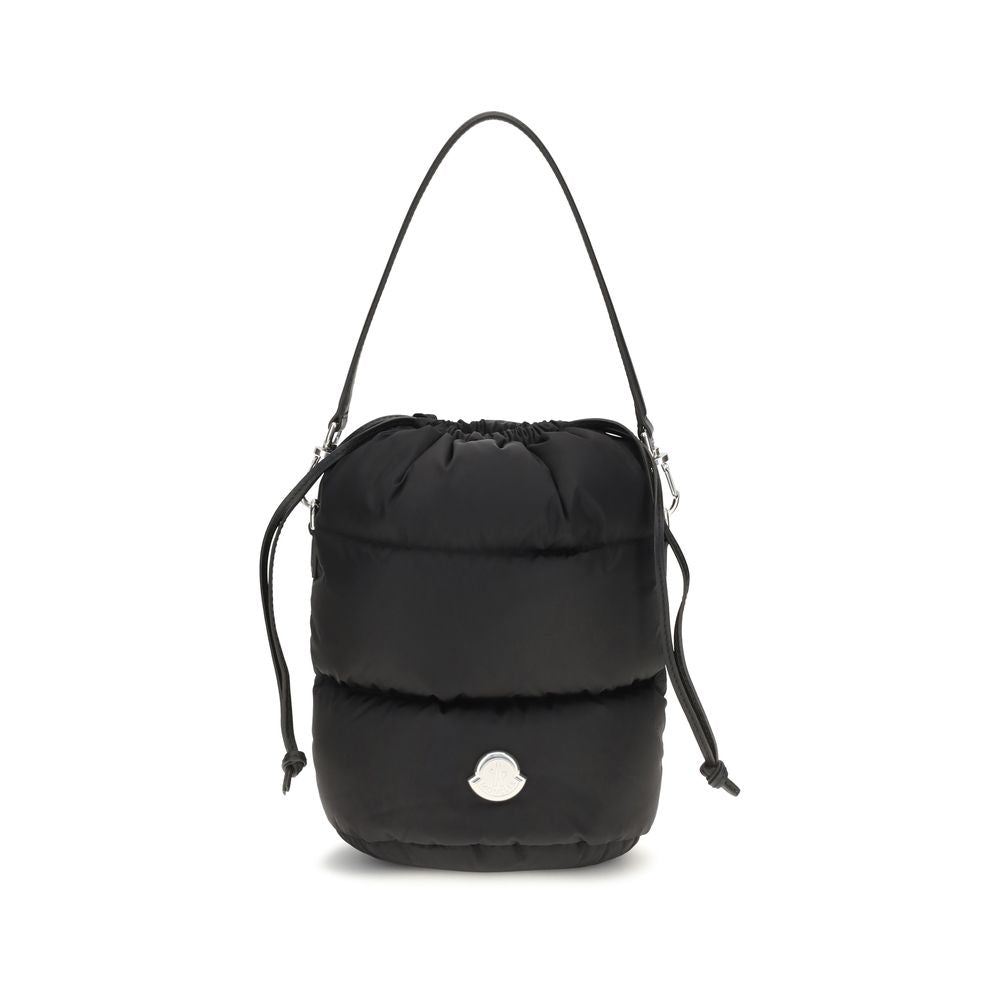 Moncler Black Nylon Bucket Bag