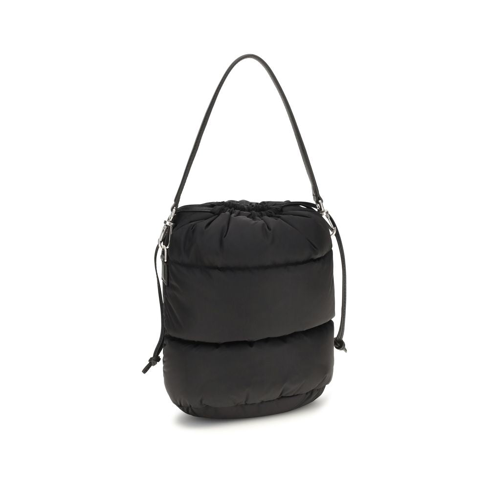 Moncler Black Nylon Bucket Bag