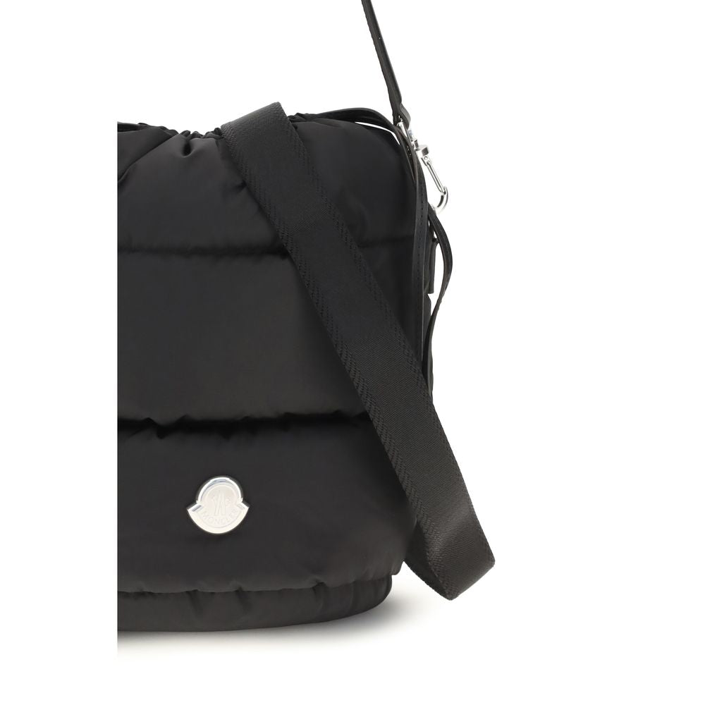 Moncler Black Nylon Bucket Bag
