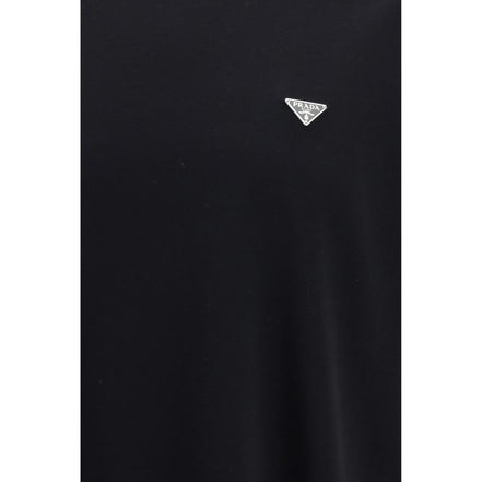 Prada Black Cotton T-Shirt