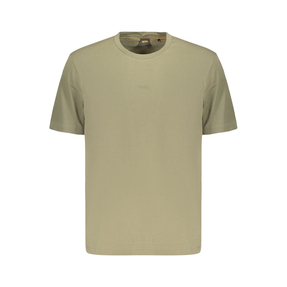 Hugo Boss Green Cotton Men's T-Shirt