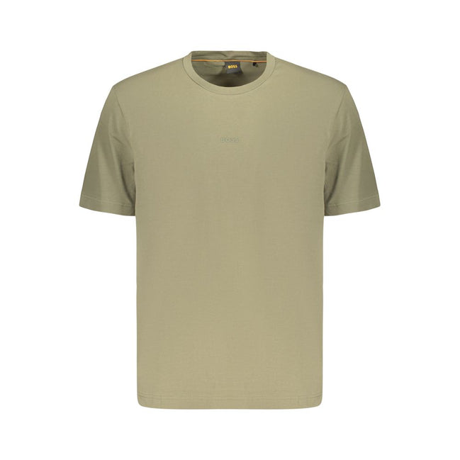 Hugo Boss Green Cotton Men's T-Shirt