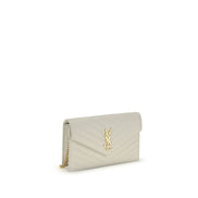 Saint Laurent Beige Leather Shoulder Bag