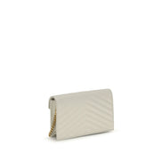 Saint Laurent Beige Leather Shoulder Bag