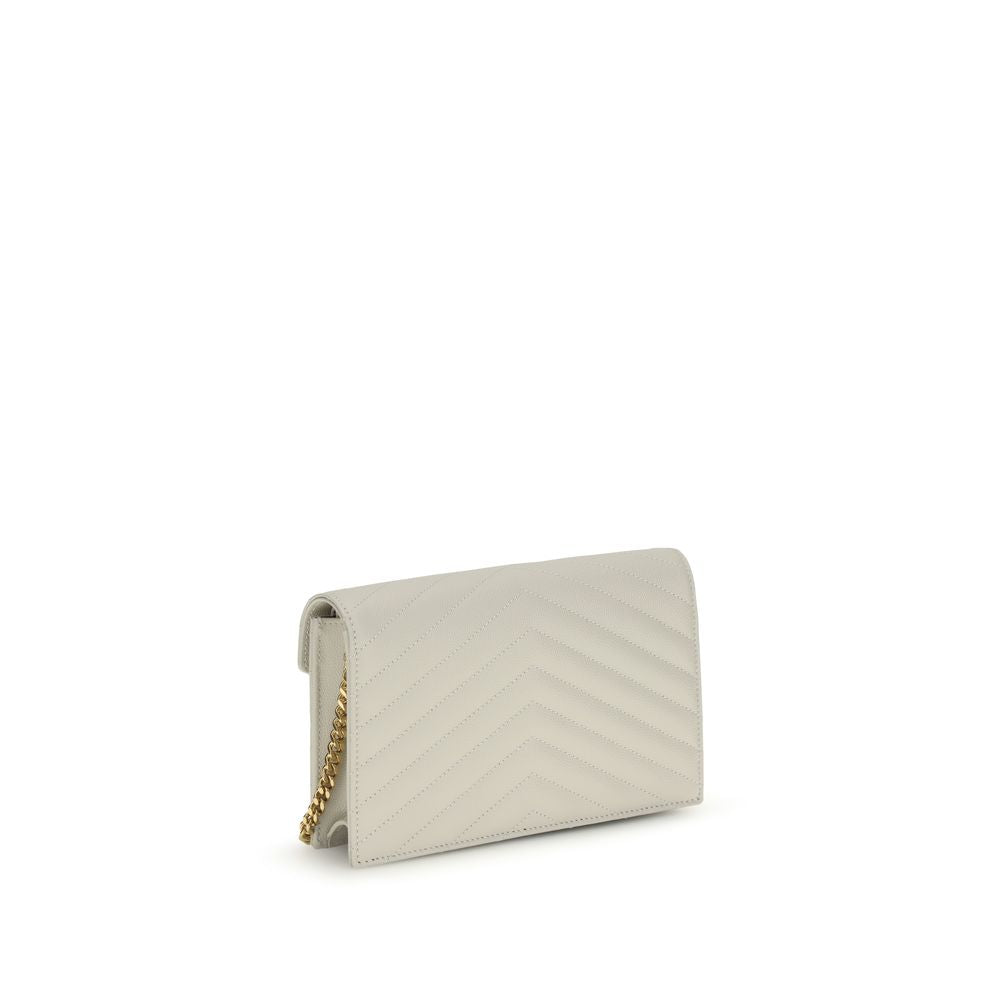 Saint Laurent Beige Leather Shoulder Bag