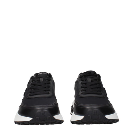 Jimmy Choo Black Fabric Athletic Sneakers