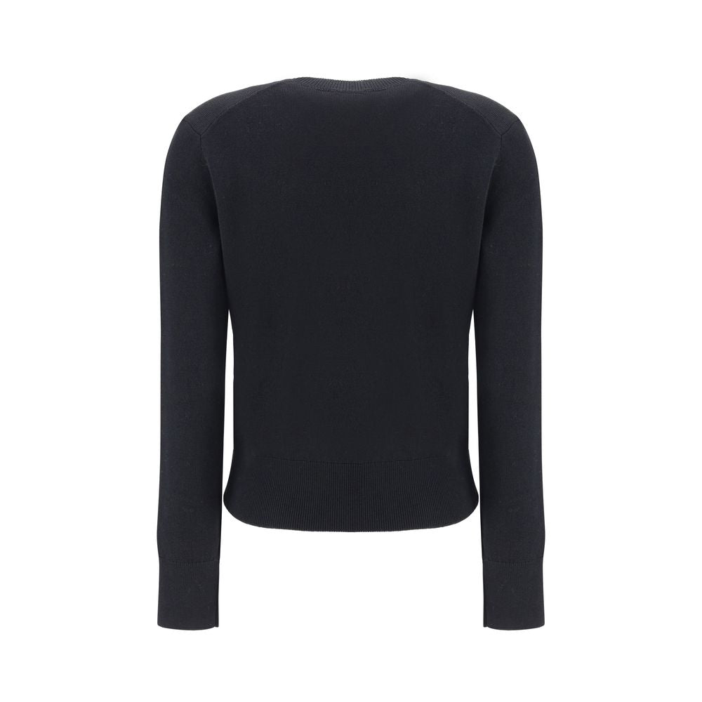 Ami Paris Black Wool Sweatshirt