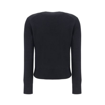 Ami Paris Black Wool Sweatshirt