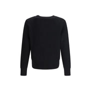 Ami Paris Black Wool Cardigan