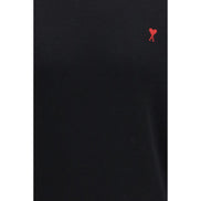 Ami Paris Black Cotton Sweatshirt
