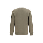Stone Island Bicolor Cotton Sweatshirt