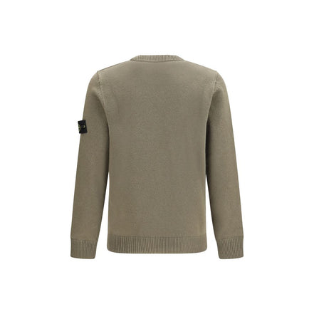 Stone Island Bicolor Cotton Sweatshirt