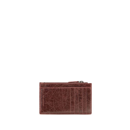 Balenciaga Bordeaux Lambskin Wallet