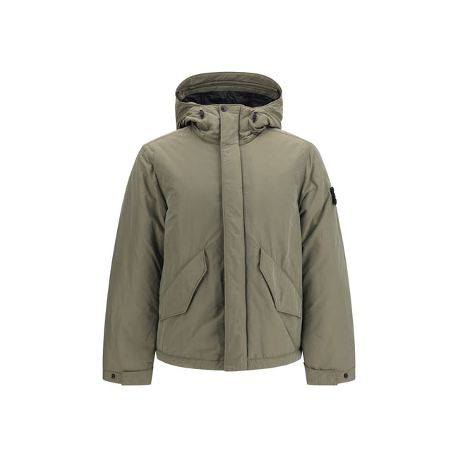 Stone Island Bicolor Polyester Shell Jacket