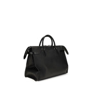 Valentino Garavani Black Calf Leather Bos Taurus Shoulder Bag