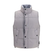 Stone Island Gray Goose Down Sleeveless Jacket