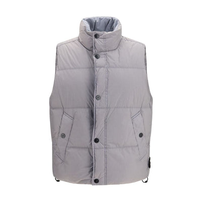 Stone Island Gray Goose Down Sleeveless Jacket