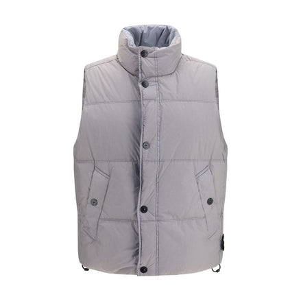 Stone Island Gray Goose Down Sleeveless Jacket