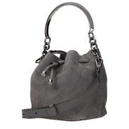 Jimmy Choo Gray Leather Handbag