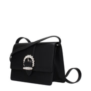 Jimmy Choo Black Leather Crossbody Bag