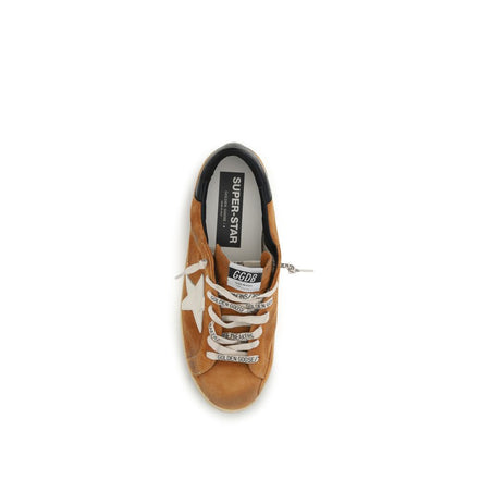 Golden Goose Brown Calf Leather Low Top Sneakers