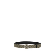 Gucci Brown Cotton Regular Belt