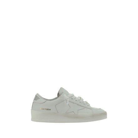 Golden Goose White Leather Low Top Sneakers