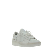 Golden Goose White Leather Low Top Sneakers