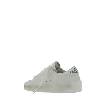 Golden Goose White Leather Low Top Sneakers