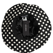 Dolce & Gabbana Black White Polka Dot Cotton Bucket Hat